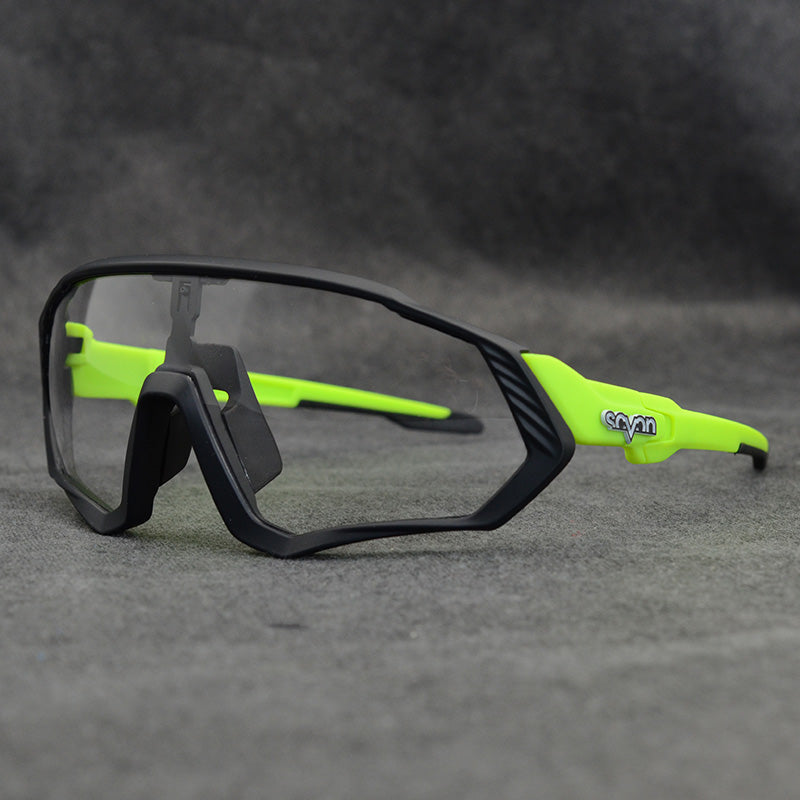 Óculos ciclismo e triathlon SCVCN SC8015 lentes fotocromáticas