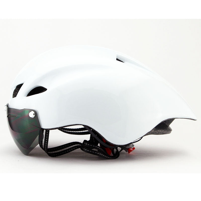 Capacete ciclismo e  triathlon aero TT - 3 lentes