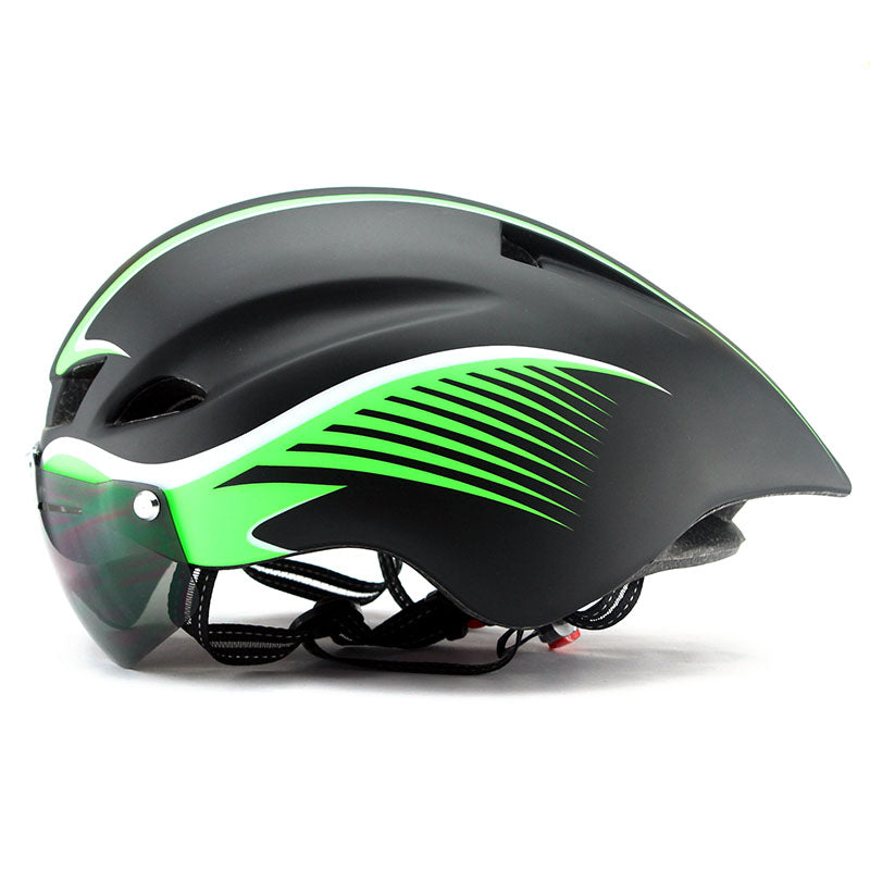 Capacete ciclismo e  triathlon aero TT - 3 lentes